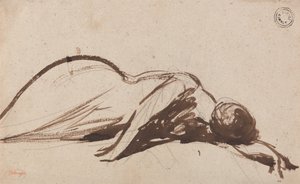Prostrate Woman